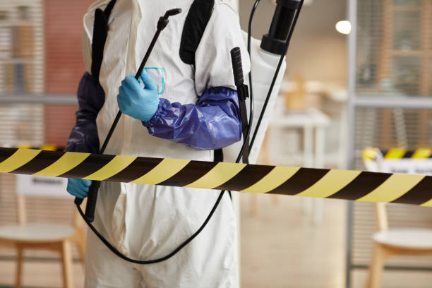 Professional Blood Cleanup technician working in Connell, WA